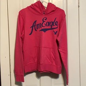 American eagle graphic hoodie with pocket